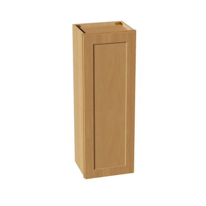 HT - W1542: Timber Wood Shaker 15"W x 42"H 1 Door & 3 Shelves Standard Wall Cabinet - NextCabinets
