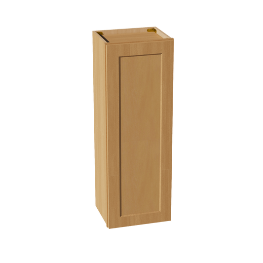 HT - W1542: Timber Wood Shaker 15"W x 42"H 1 Door & 3 Shelves Standard Wall Cabinet - NextCabinets