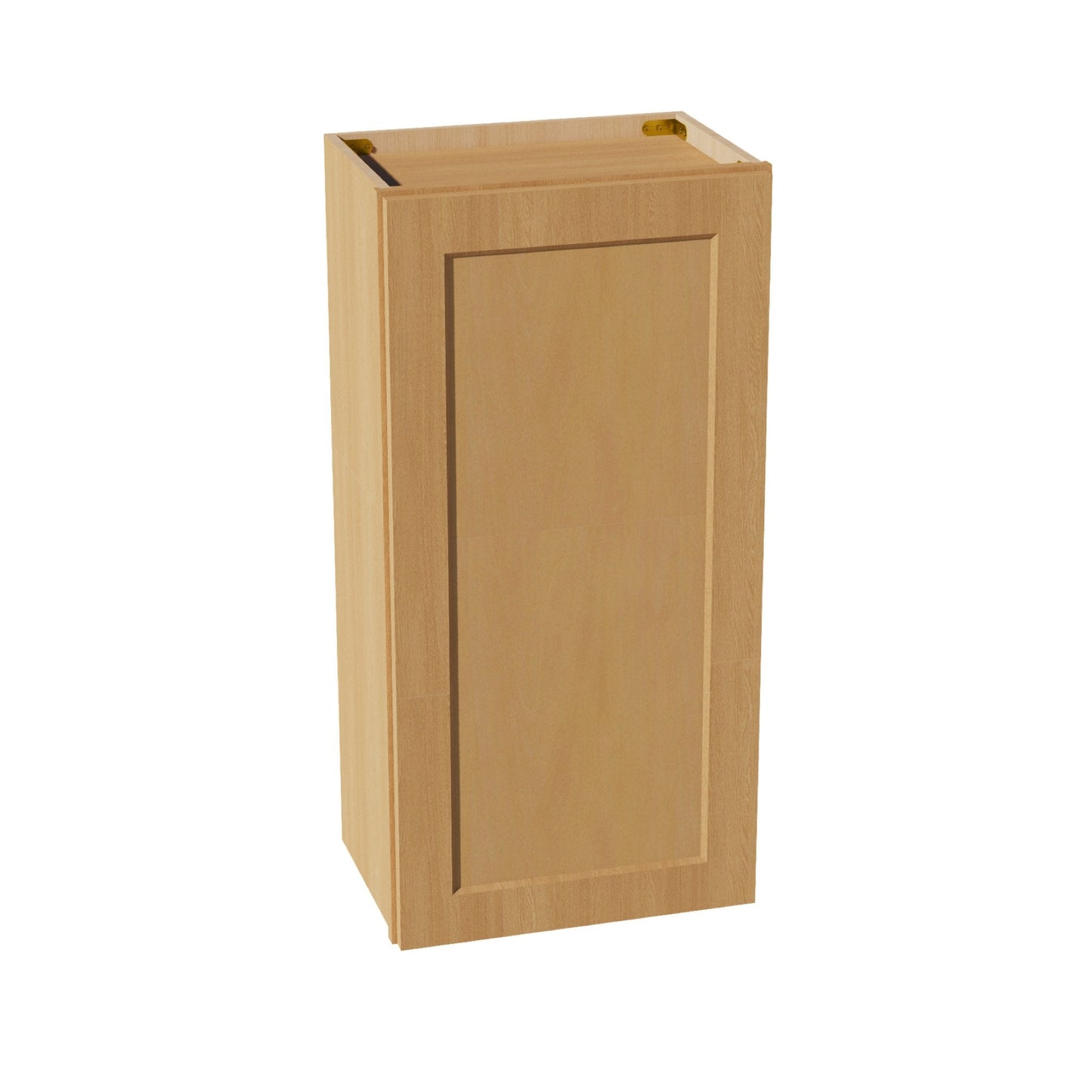 HT - W1836: Timber Wood Shaker 18"W x 36"H 1 Door & 2 Shelves Standard Wall Cabinet - NextCabinets