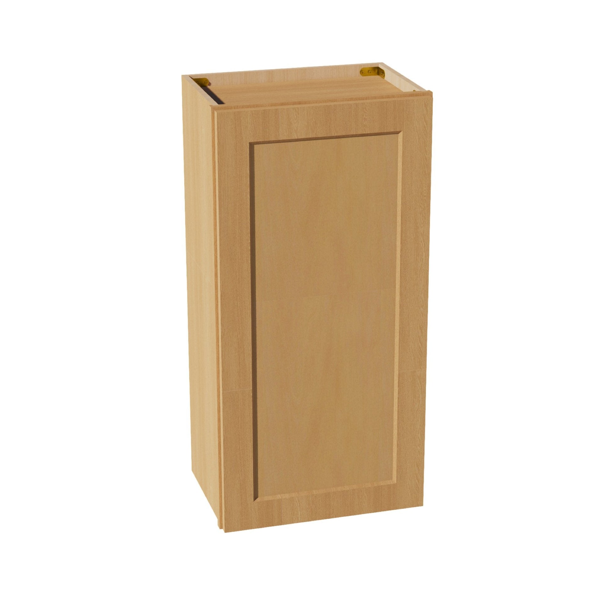 HT - W1836: Timber Wood Shaker 18"W x 36"H 1 Door & 2 Shelves Standard Wall Cabinet - NextCabinets