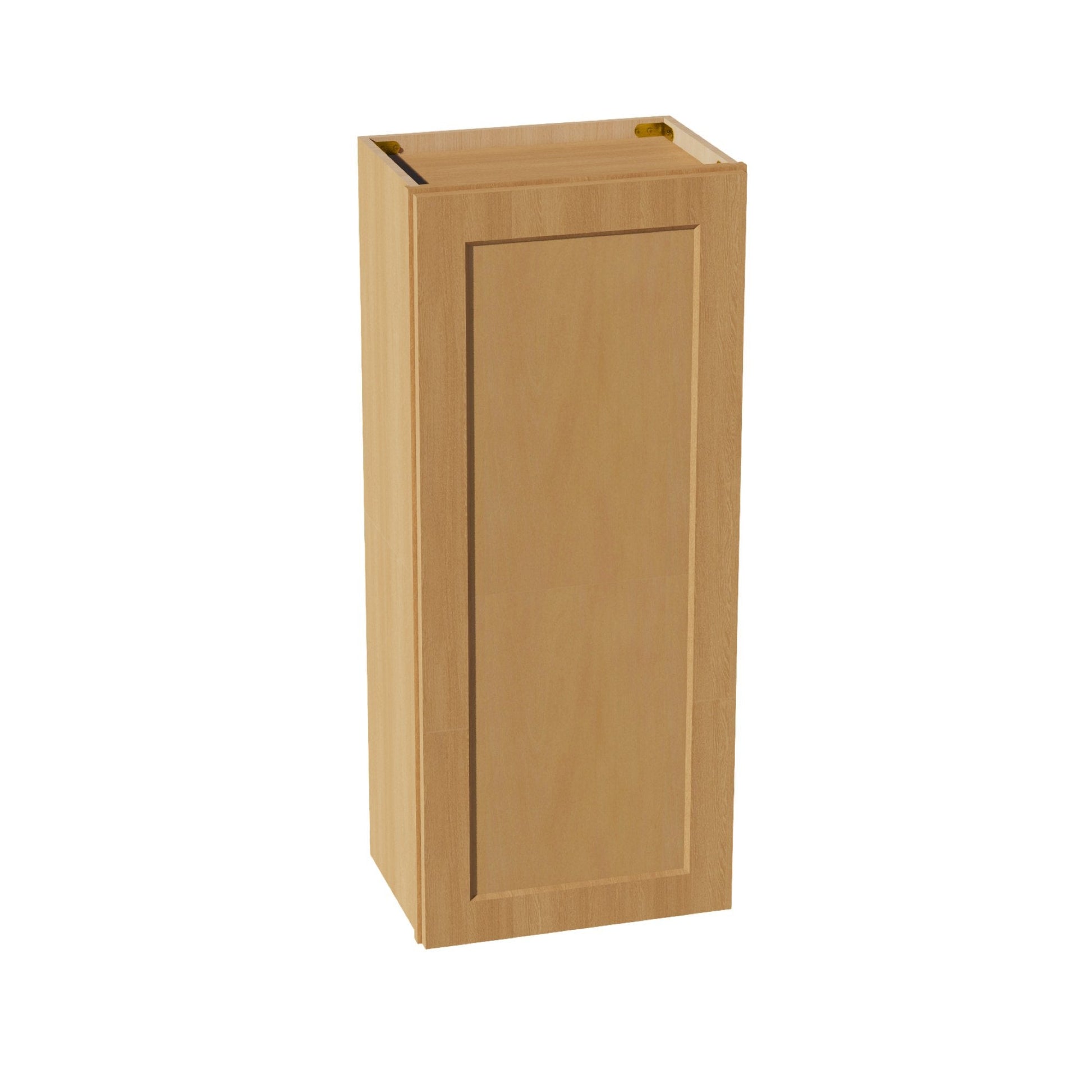 HT - W1842: Timber Wood Shaker 18"W x 42"H 1 Door & 3 Shelves Standard Wall Cabinet - NextCabinets