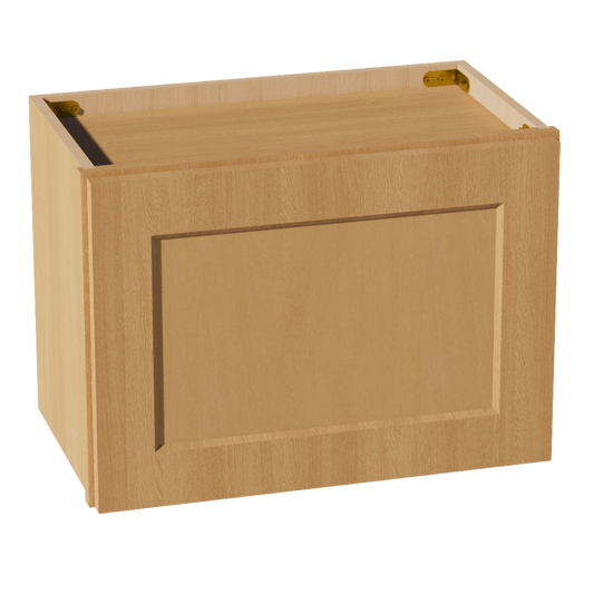 HT - W2115: Timber Wood Shaker 21"W x 15"H 1 Door Standard Wall Bridge Cabinet - NextCabinets