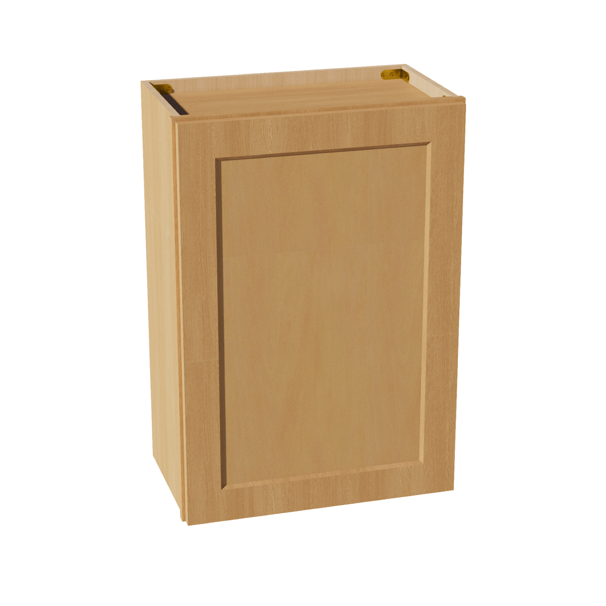 HT - W2130: Timber Wood Shaker 21"W x 30"H 1 Door & 2 Shelves Standard Wall Cabinet - NextCabinets