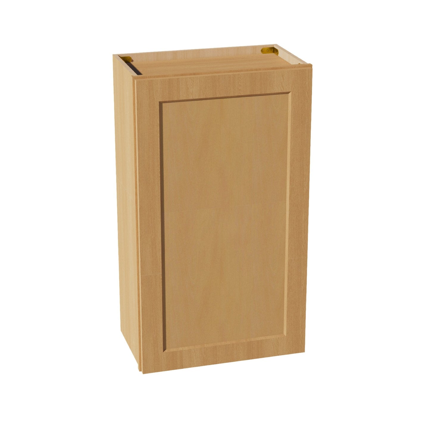 HT - W2136: Timber Wood Shaker 21"W x 36"H 1 Door & 2 Shelves Standard Wall Cabinet - NextCabinets