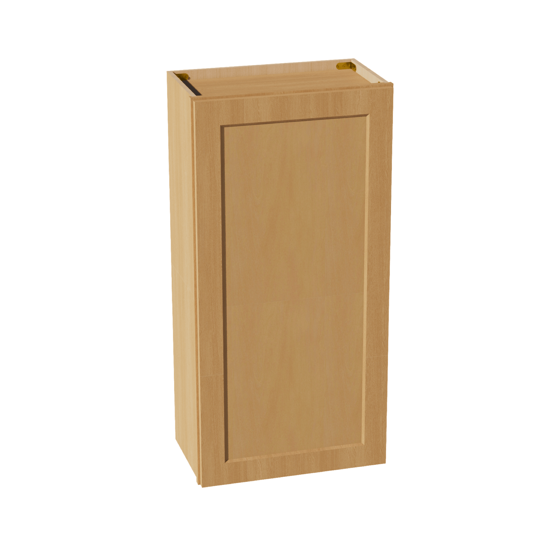 HT - W2142: Timber Wood Shaker 21"W x 42"H 1 Door & 3 Shelves Standard Wall Cabinet - NextCabinets