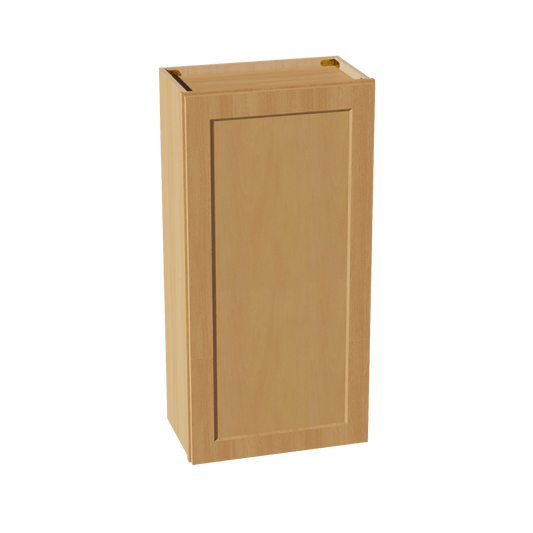 HT - W2142: Timber Wood Shaker 21"W x 42"H 1 Door & 3 Shelves Standard Wall Cabinet - NextCabinets