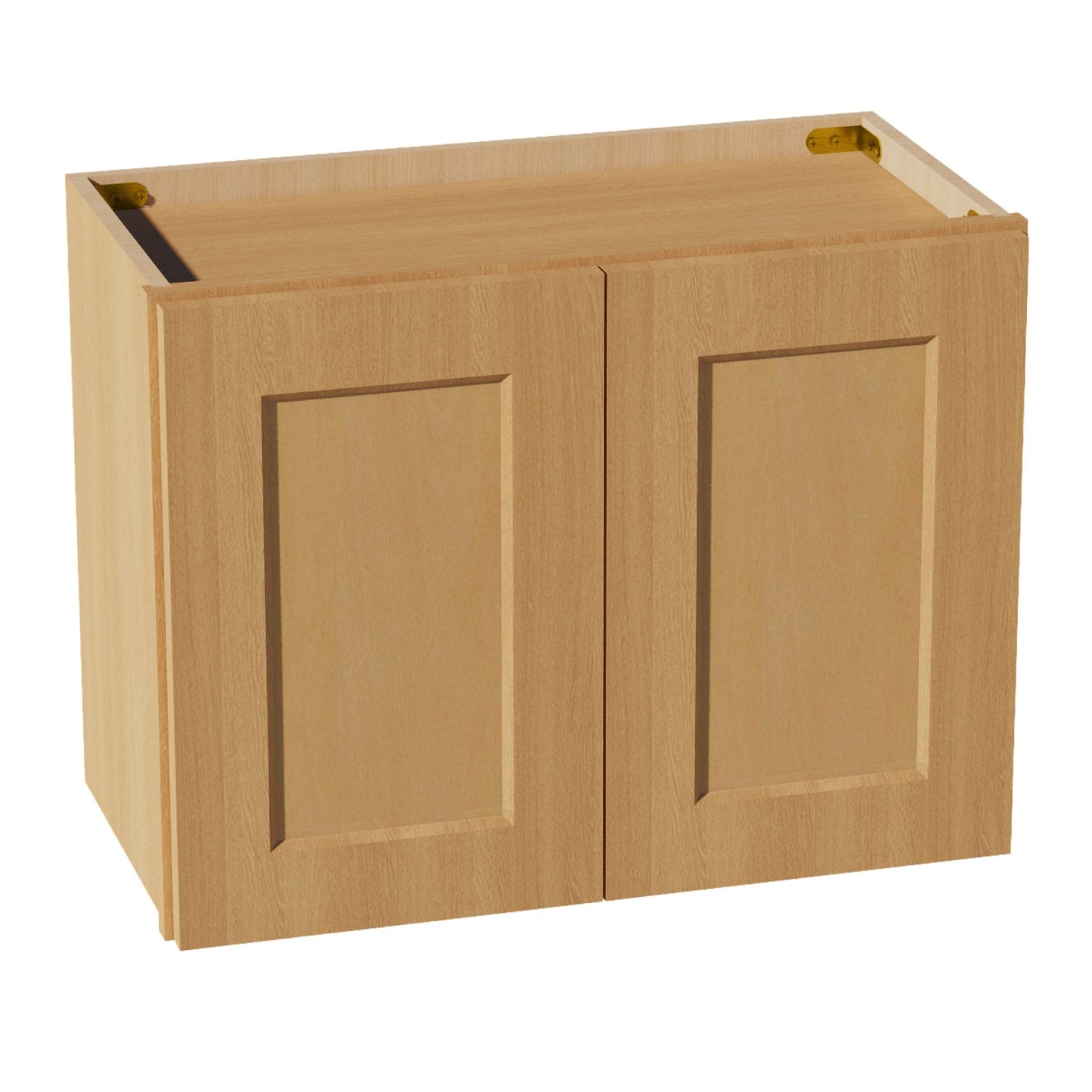 HT - W2418: Timber Wood Shaker 24"W x 18"H 2 Doors Standard Wall Bridge Cabinet - NextCabinets