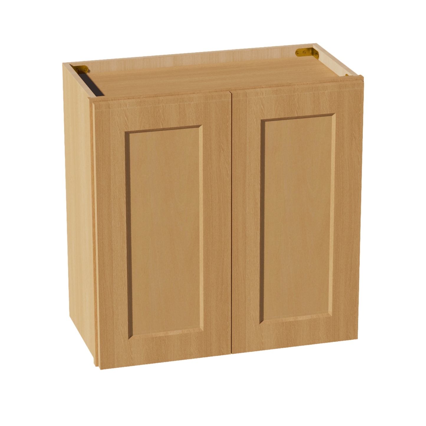 HT - W2424: Timber Wood Shaker 24"W x 24"H 2 Doors Standard Wall Bridge Cabinet - NextCabinets