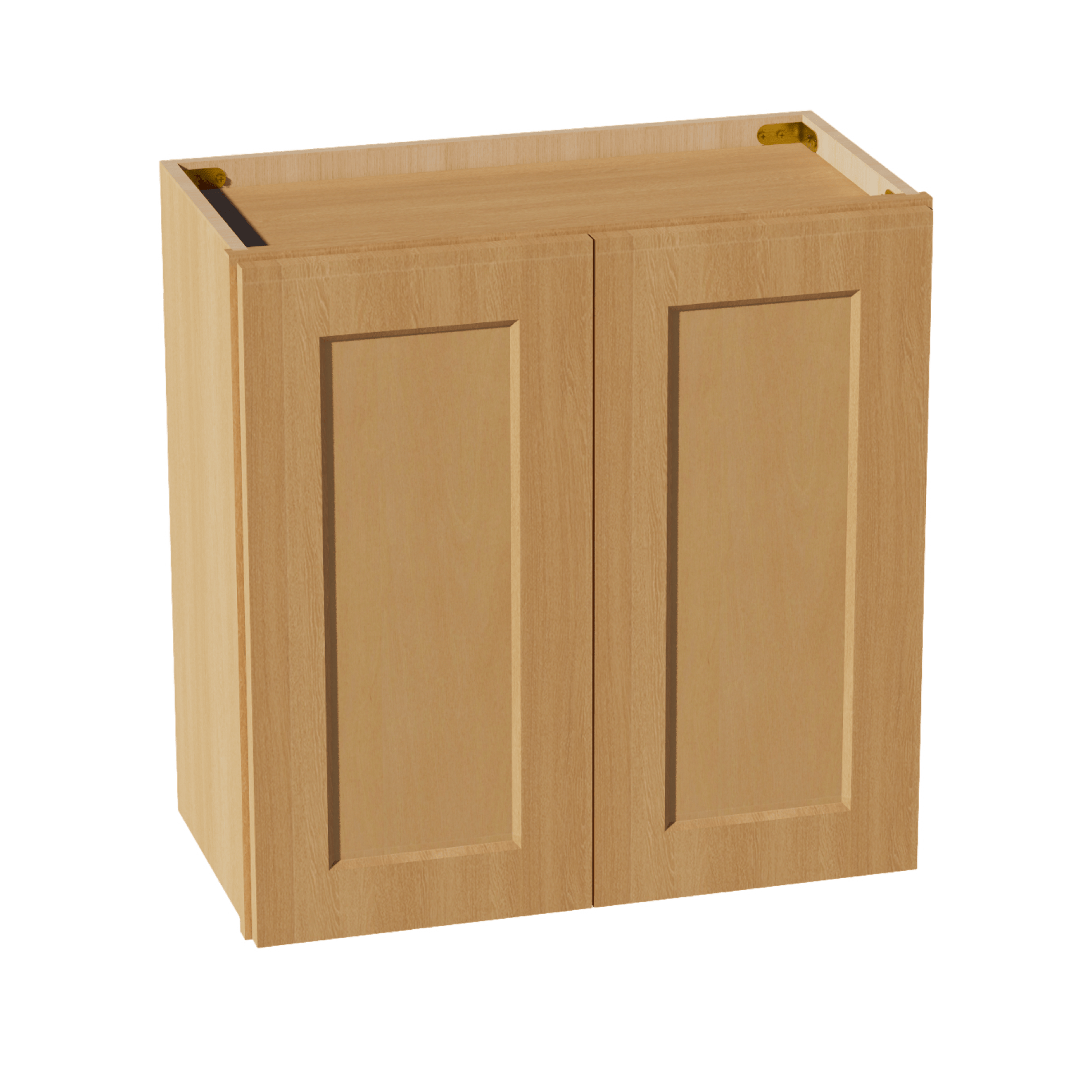 HT - W2424: Timber Wood Shaker 24"W x 24"H 2 Doors Standard Wall Bridge Cabinet - NextCabinets