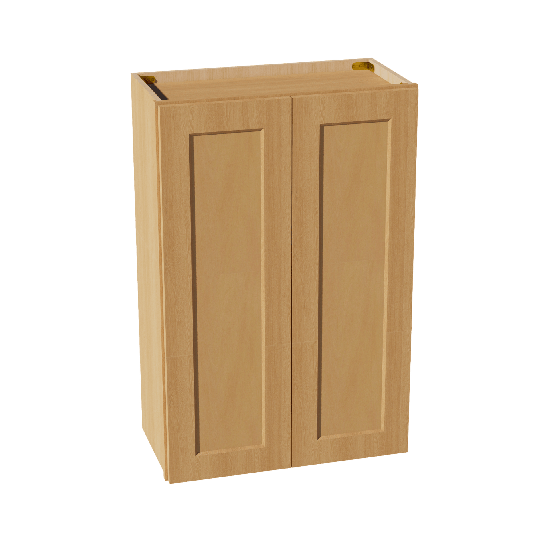 HT - W2436: Timber Wood Shaker 24"W x 36"H 2 Doors & 2 Shelves Standard Wall Cabinet - NextCabinets