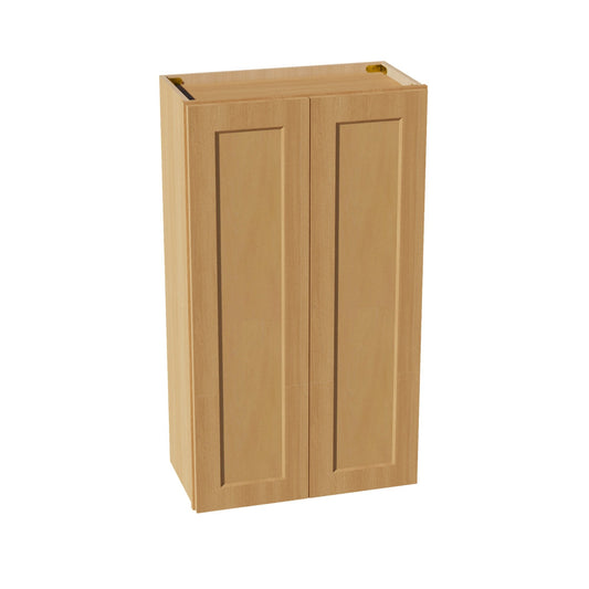 HT - W2442: Timber Wood Shaker 24"W x 42"H 2 Doors & 3 Shelves Standard Wall Cabinet - NextCabinets
