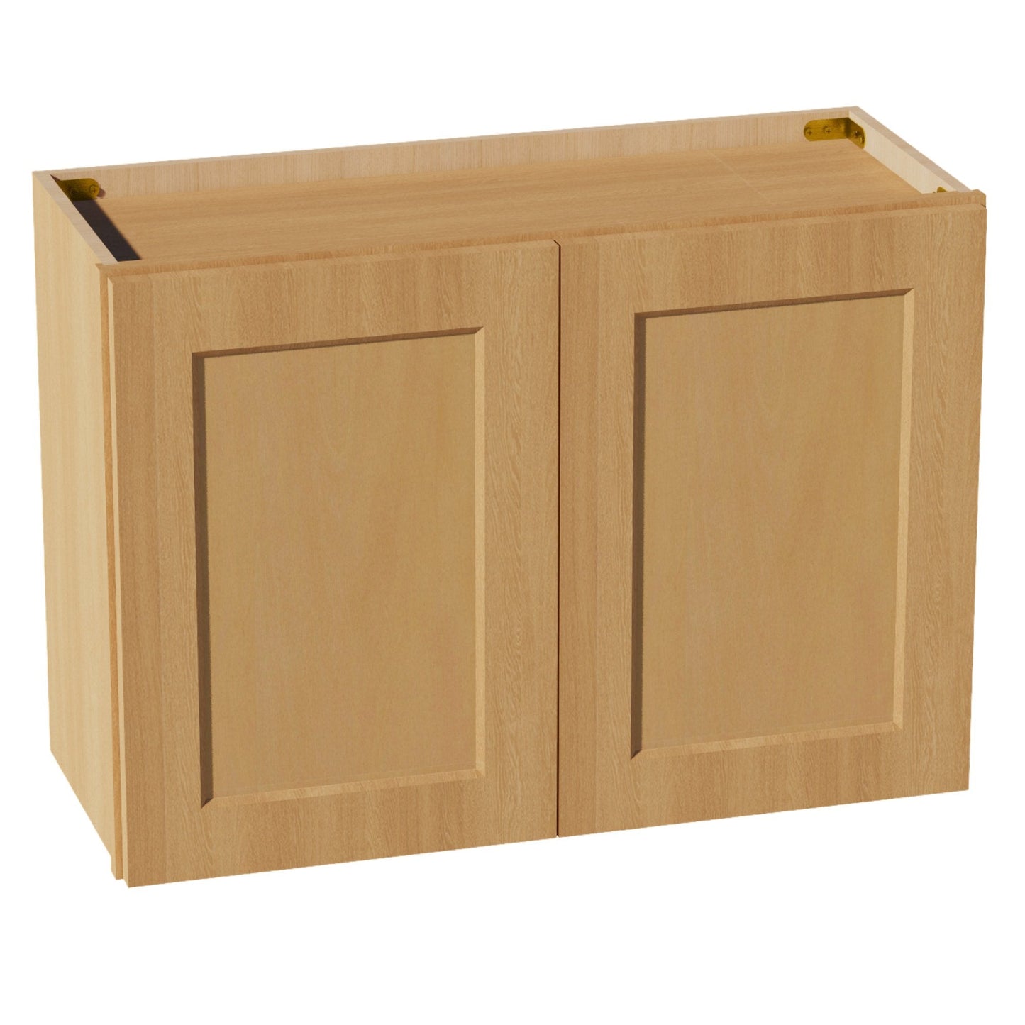 HT - W3021: Timber Wood Shaker 30"W x 21"H 2 Doors Standard Wall Bridge Cabinet - NextCabinets