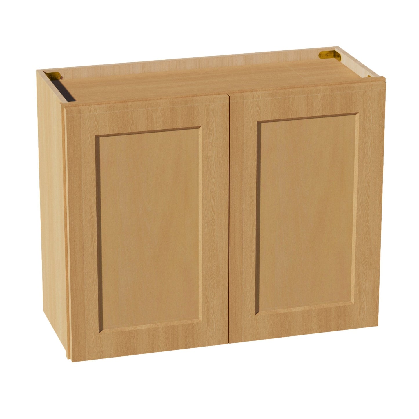 HT - W3024: Timber Wood Shaker 30"W x 24"H 2 Doors Standard Wall Bridge Cabinet - NextCabinets