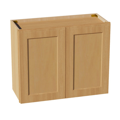 HT - W3024: Timber Wood Shaker 30"W x 24"H 2 Doors Standard Wall Bridge Cabinet - NextCabinets