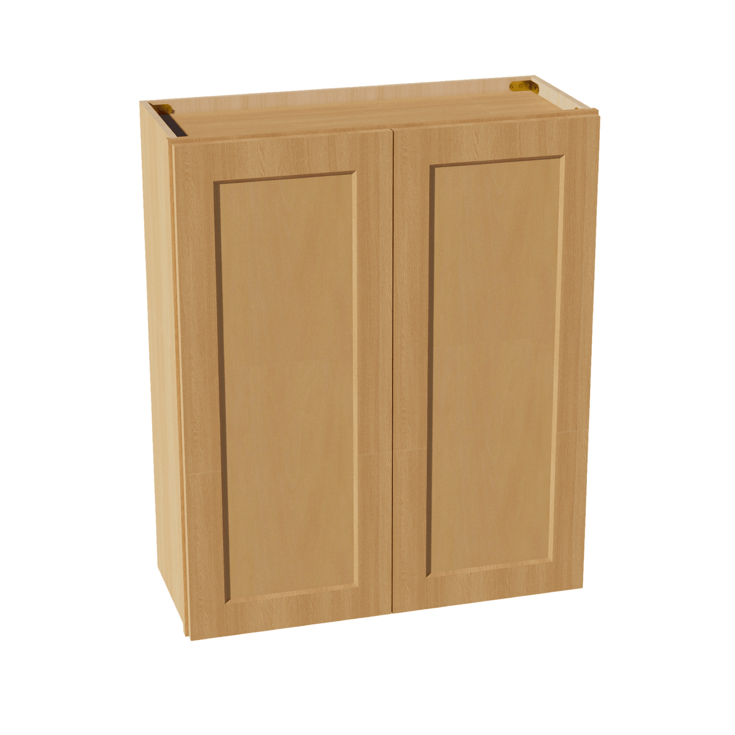 HT - W3036: Timber Wood Shaker 30"W x 36"H 2 Doors & 2 Shelves Standard Wall Cabinet - NextCabinets
