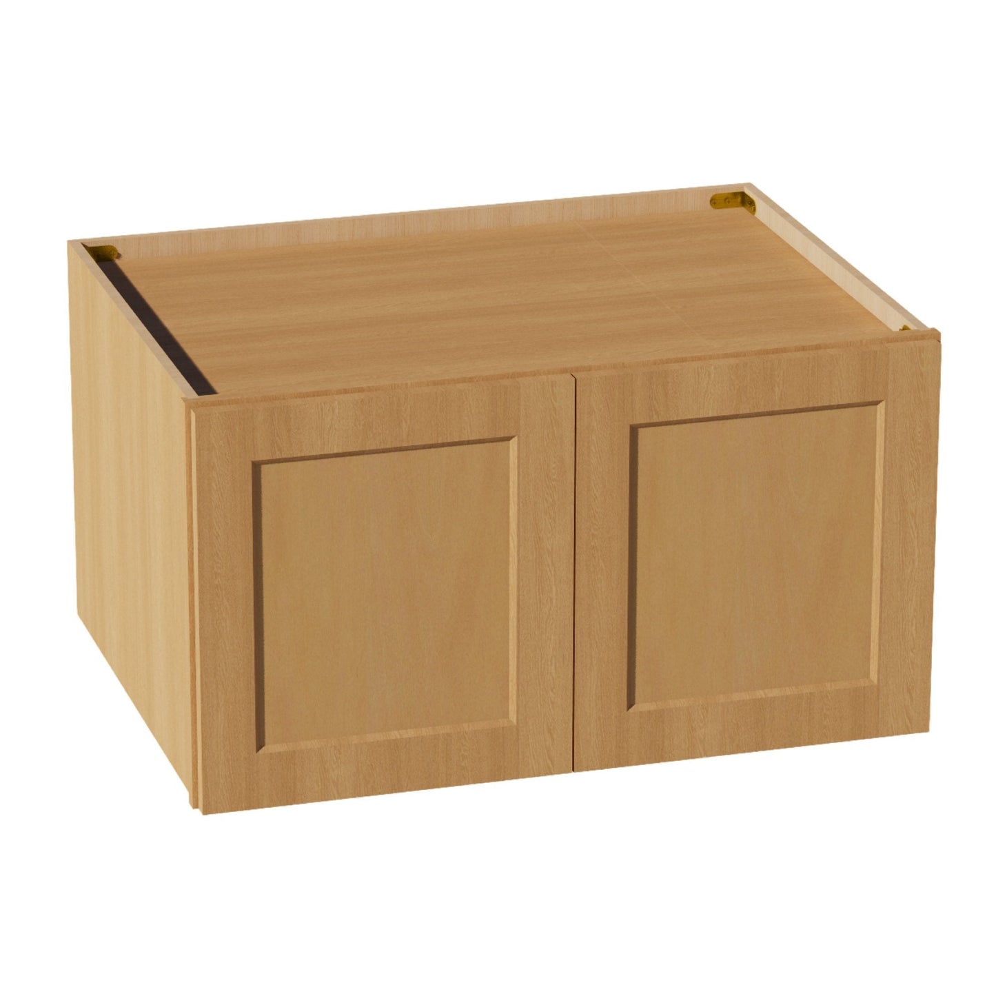 HT - W331824: Timber Wood Shaker 33"W x 18"H x 24"D 2 Doors Standard Bridge Wall Cabinet - NextCabinets