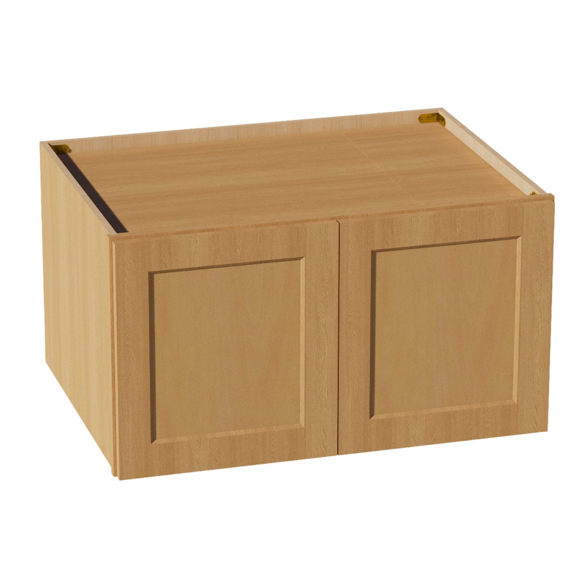 HT - W331824: Timber Wood Shaker 33"W x 18"H x 24"D 2 Doors Standard Bridge Wall Cabinet - NextCabinets