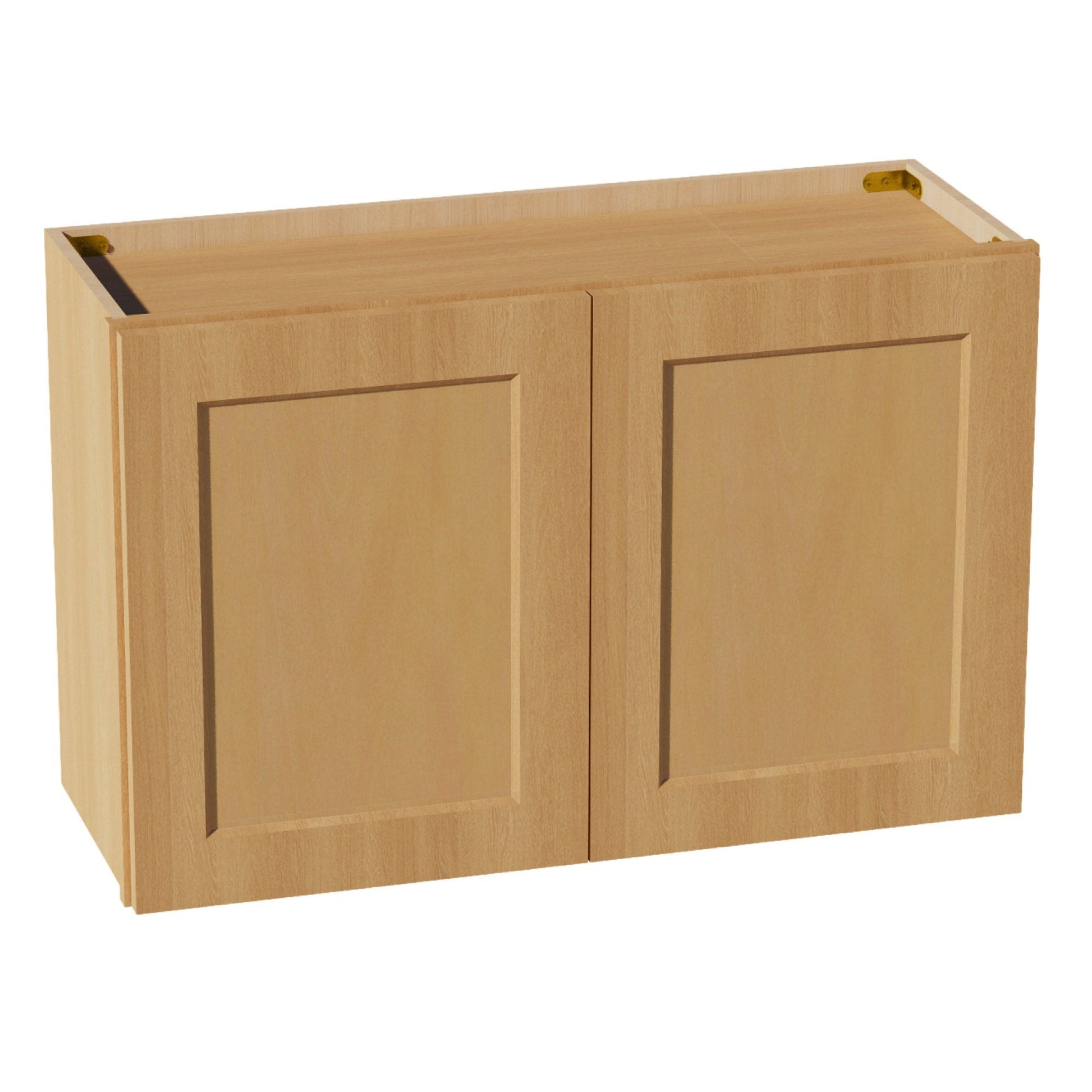 HT - W3321: Timber Wood Shaker 33"W x 21"H 2 Doors Standard Wall Bridge Cabinet - NextCabinets