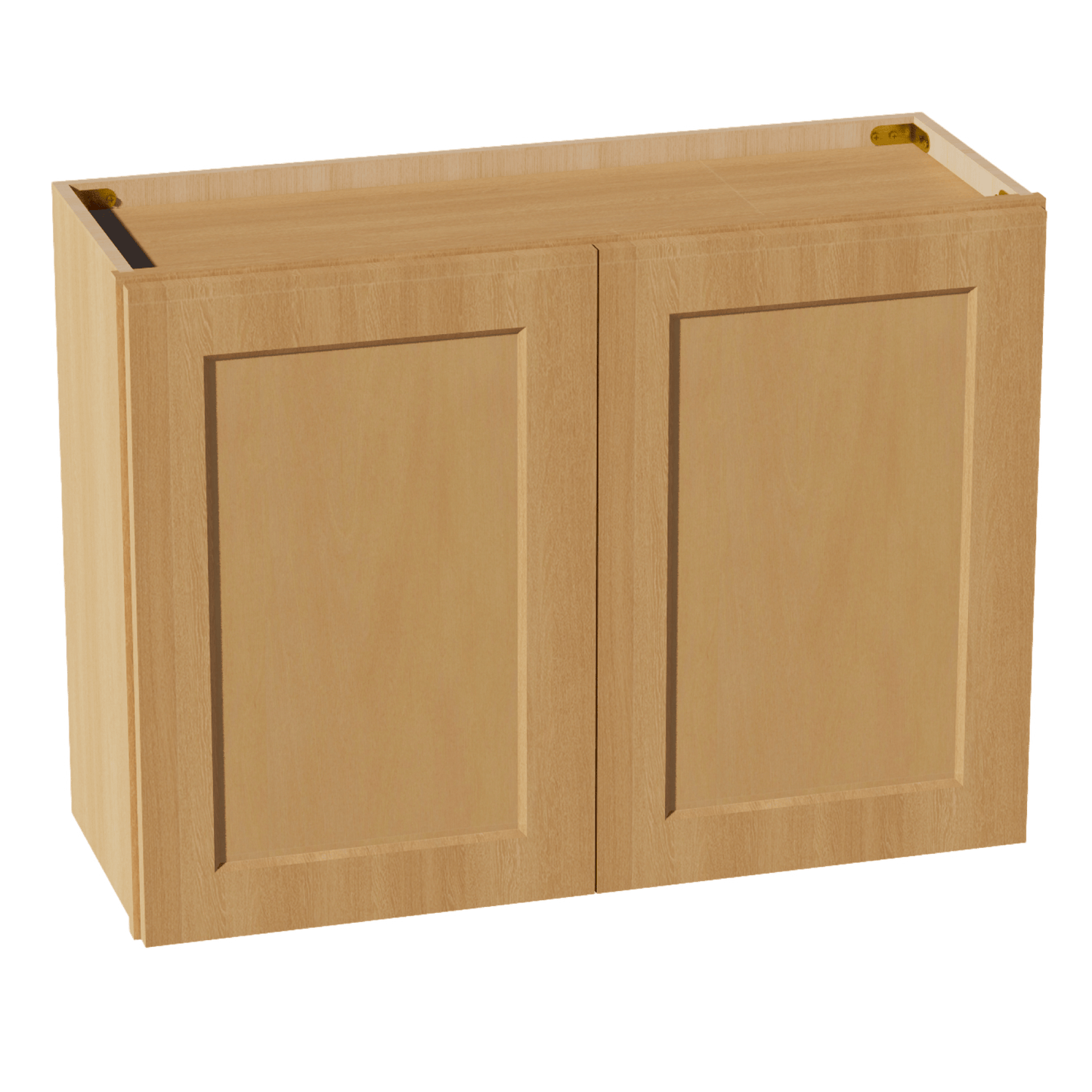 HT - W3324: Timber Wood Shaker 33"W x 24"H 2 Doors Standard Wall Bridge Cabinet - NextCabinets