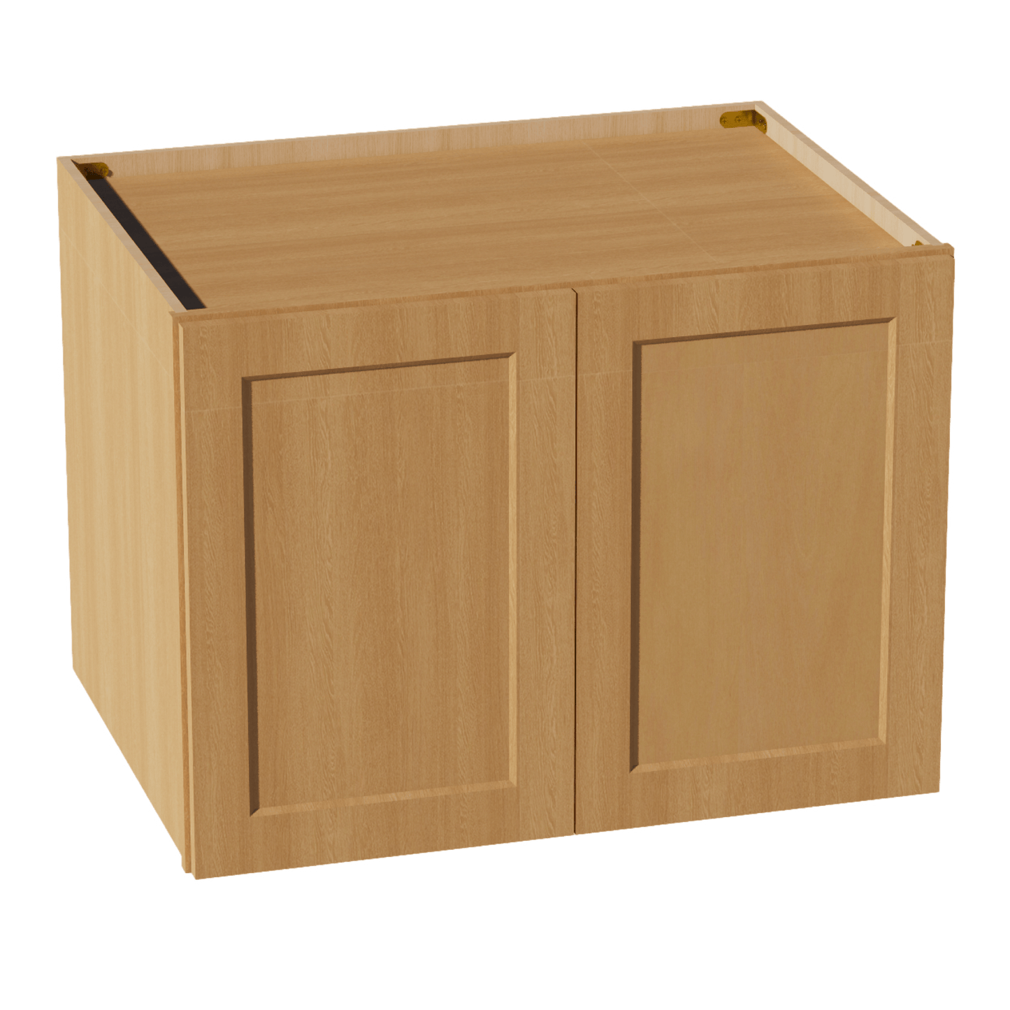 HT - W332424: Timber Wood Shaker 33"W x 24"H x 24"D 2 Doors & 1 Shelf Standard Bridge Wall Cabinet - NextCabinets