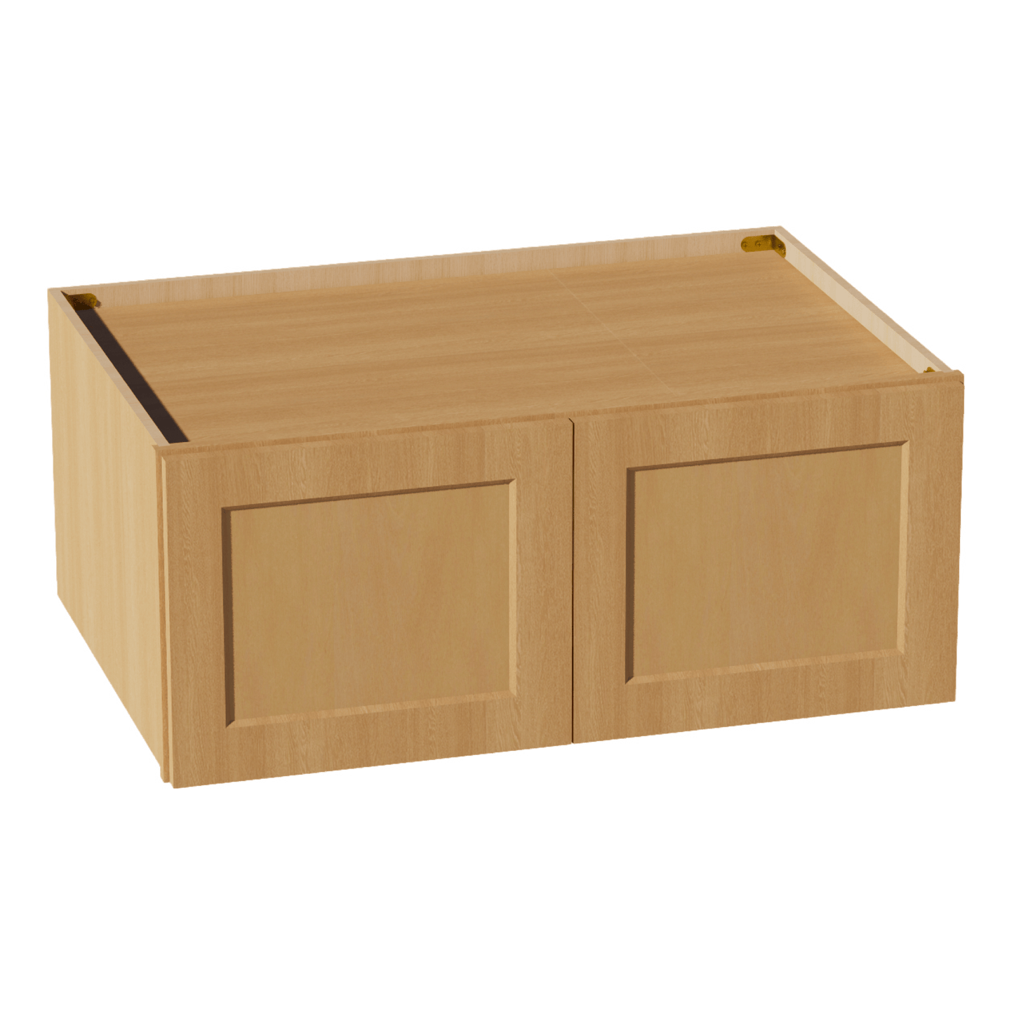 HT - W361524: Timber Wood Shaker 36"W x 15"H x 24"D 2 Doors Standard Bridge Wall Cabinet - NextCabinets