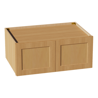 HT - W361524: Timber Wood Shaker 36"W x 15"H x 24"D 2 Doors Standard Bridge Wall Cabinet - NextCabinets