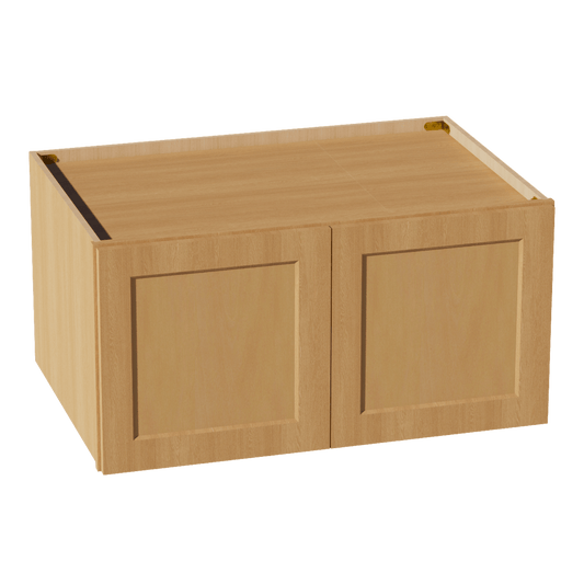 HT - W361824: Timber Wood Shaker 36"W x 18"H x 24"D 2 Doors Standard Bridge Wall Cabinet - NextCabinets