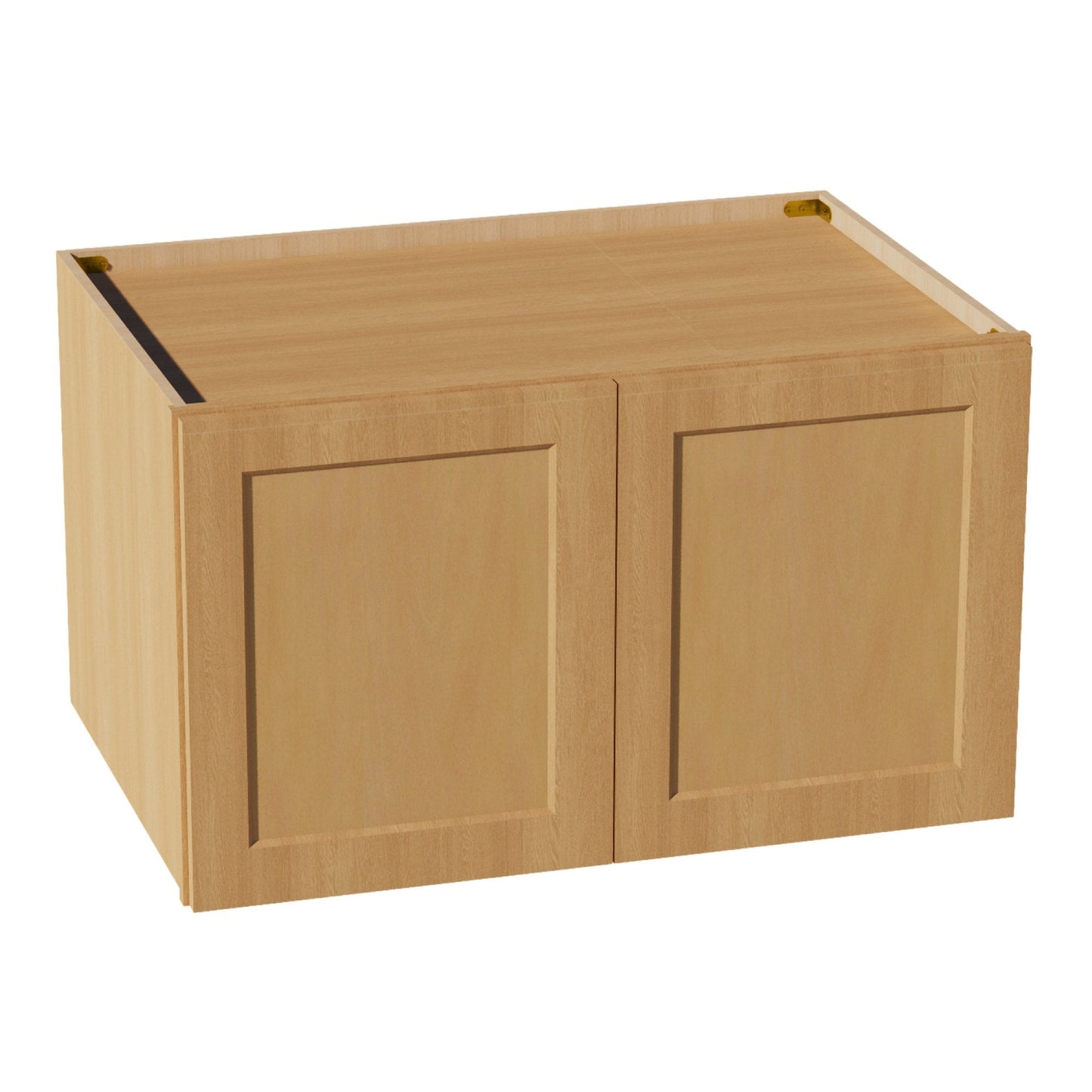 HT - W362124: Timber Wood Shaker 36"W x 21"H x 24"D 2 Doors & 1 Shelf Standard Bridge Wall Cabinet - NextCabinets