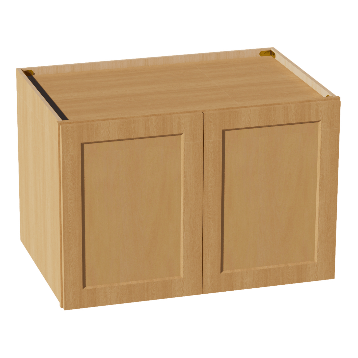 HT - W362424: Timber Wood Shaker 36"W x 24"H x 24"D 2 Doors & 1 Shelf Standard Bridge Wall Cabinet - NextCabinets