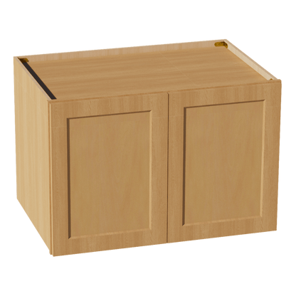 HT - W362424: Timber Wood Shaker 36"W x 24"H x 24"D 2 Doors & 1 Shelf Standard Bridge Wall Cabinet - NextCabinets