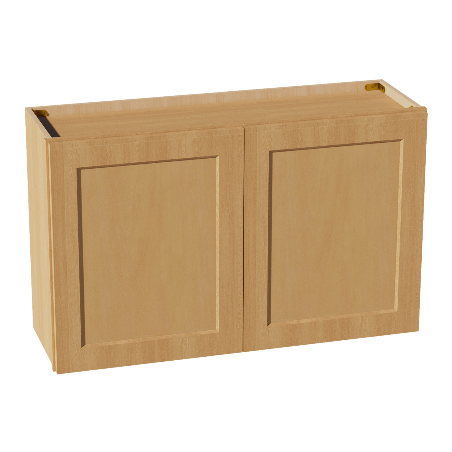 HT - W3924: Timber Wood Shaker 39"W x 24"H 2 Doors Standard Wall Bridge Cabinet - NextCabinets