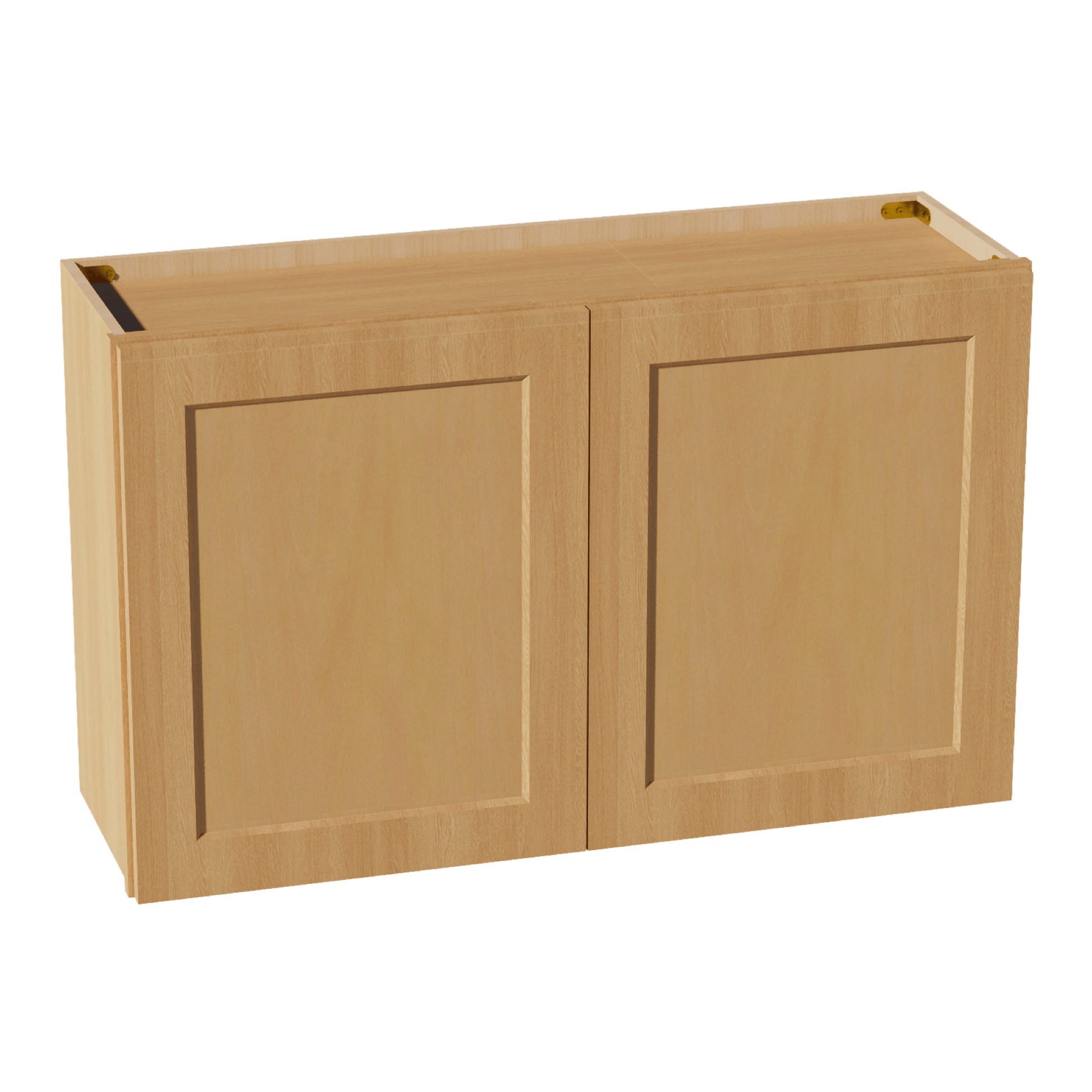 HT - W3924: Timber Wood Shaker 39"W x 24"H 2 Doors Standard Wall Bridge Cabinet - NextCabinets
