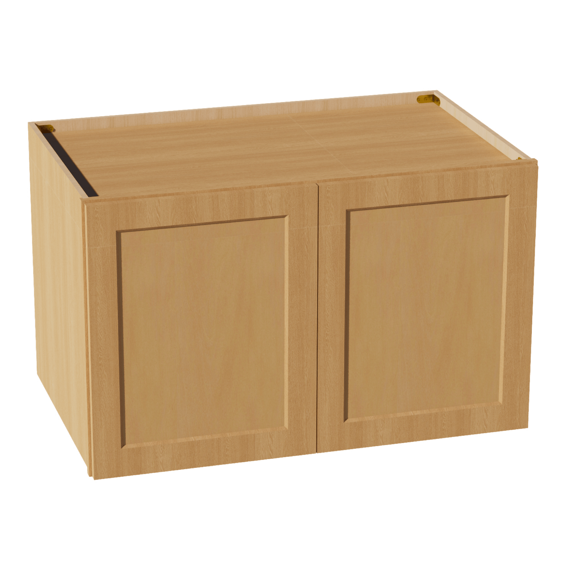 HT - W392424: Timber Wood Shaker 39"W x 24"H x 24"D 2 Doors & 1 Shelf Standard Bridge Wall Cabinet - NextCabinets