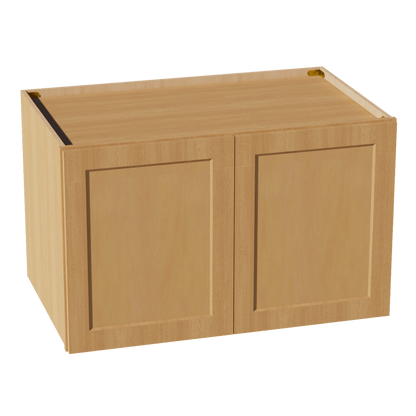 HT - W392424: Timber Wood Shaker 39"W x 24"H x 24"D 2 Doors & 1 Shelf Standard Bridge Wall Cabinet - NextCabinets