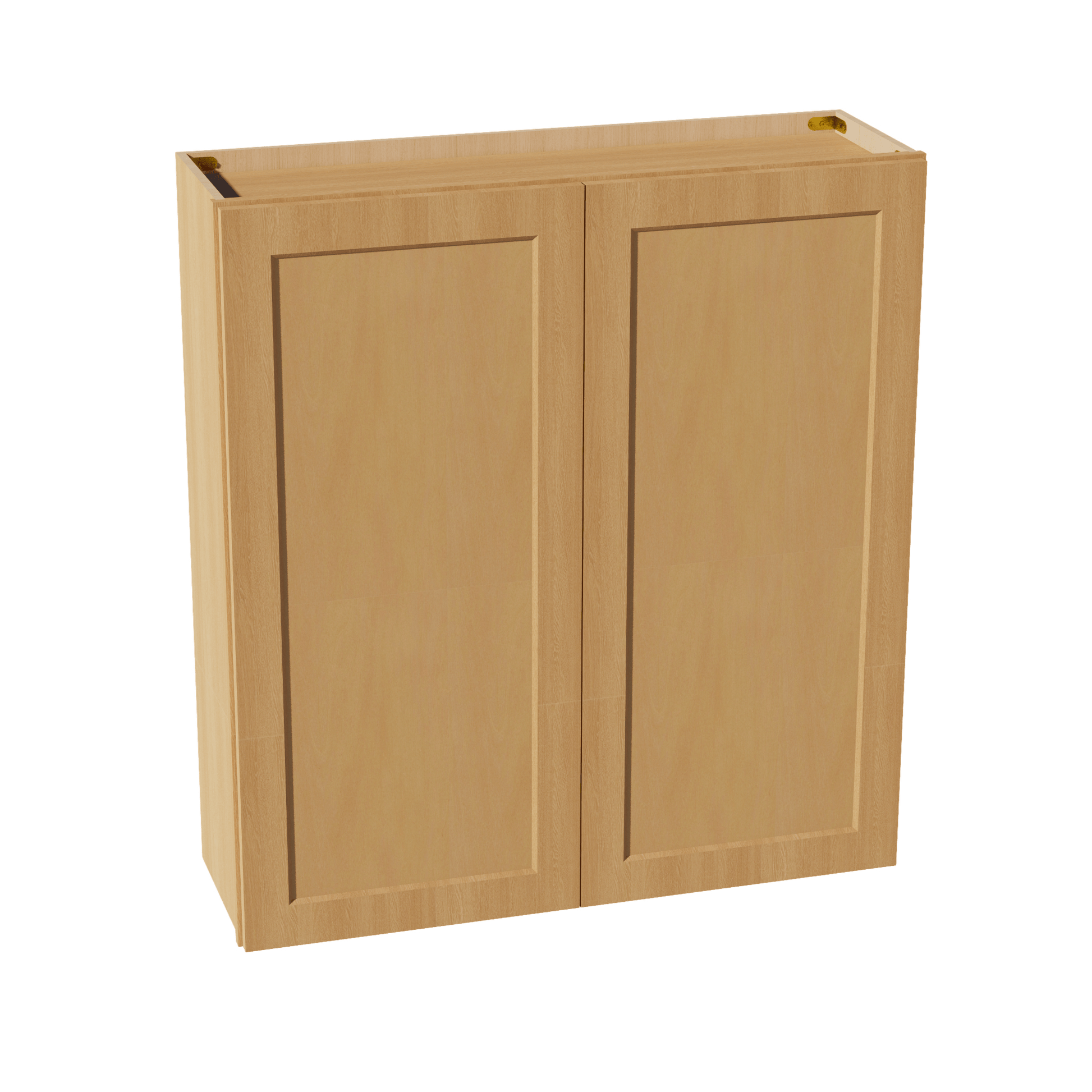 HT - W3942: Timber Wood Shaker 39"W x 42"H 2 Doors & 3 Shelves Standard Wall Cabinet - NextCabinets
