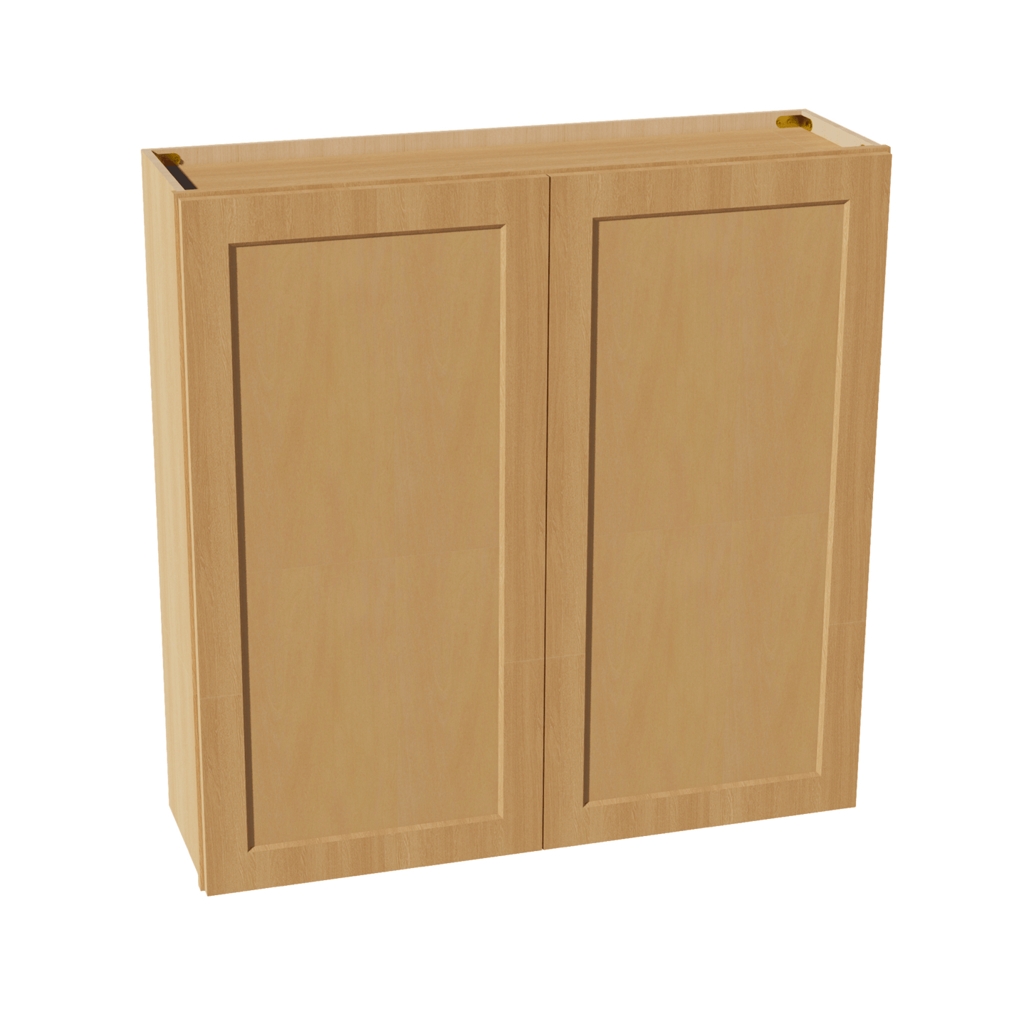 HT - W4242: Timber Wood Shaker 42"W x 42"H 2 Doors & 3 Shelves Standard Wall Cabinet - NextCabinets