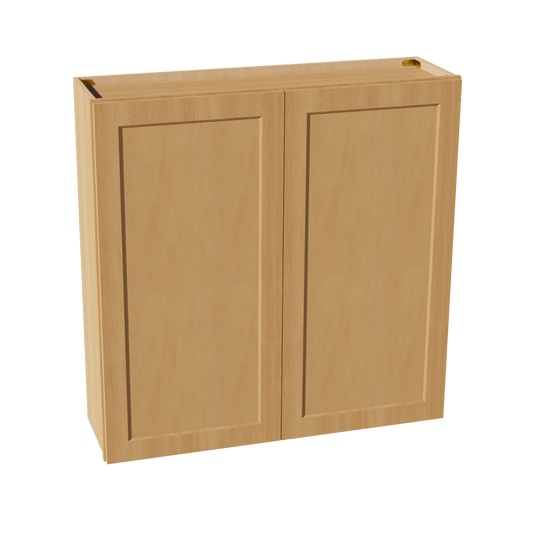 HT - W4242: Timber Wood Shaker 42"W x 42"H 2 Doors & 3 Shelves Standard Wall Cabinet - NextCabinets