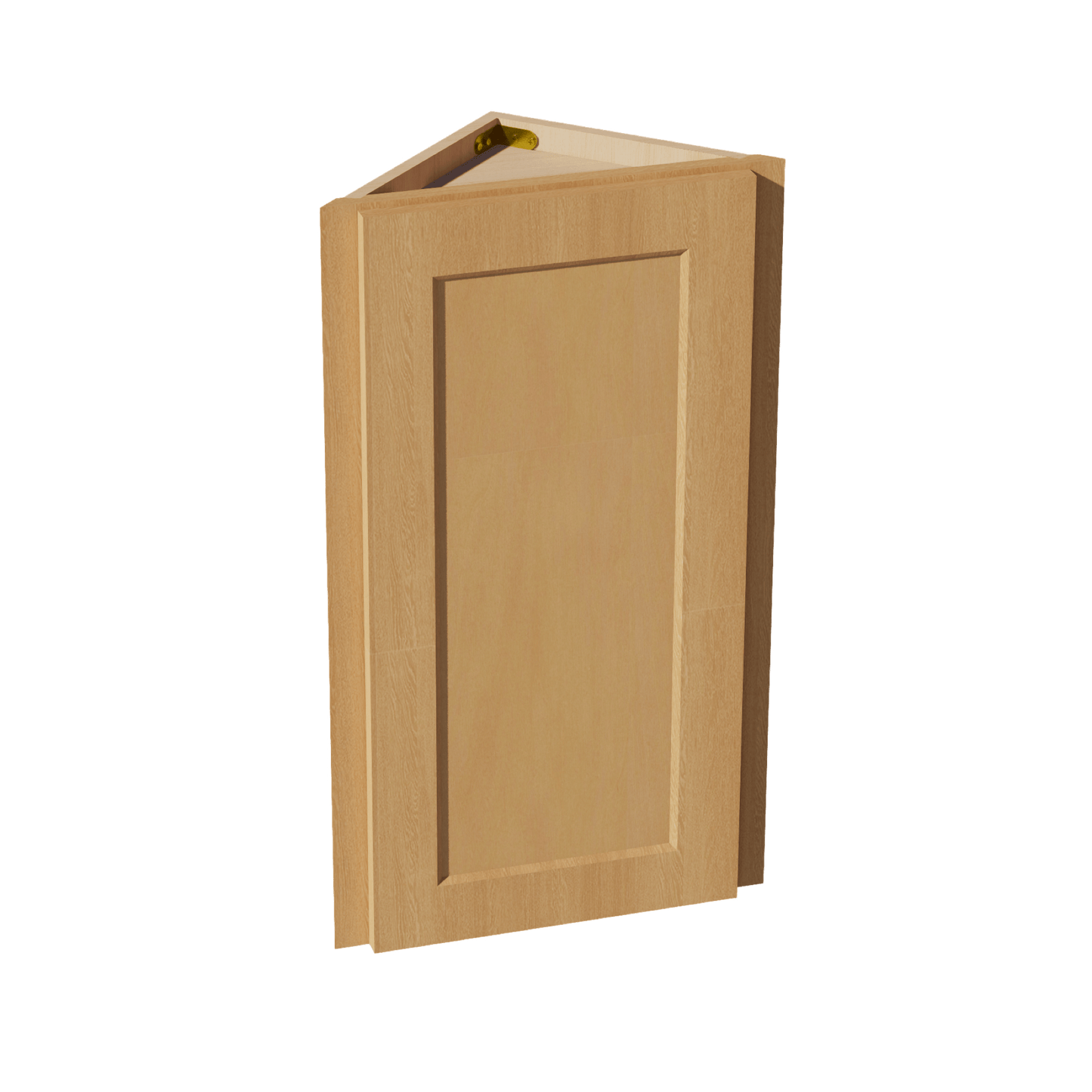 HT - WAE1230: Timber Wood Shaker 12"W x 30"H x 12"D 1 Door & 2 Shelves Wall Angle End Cabinet - NextCabinets