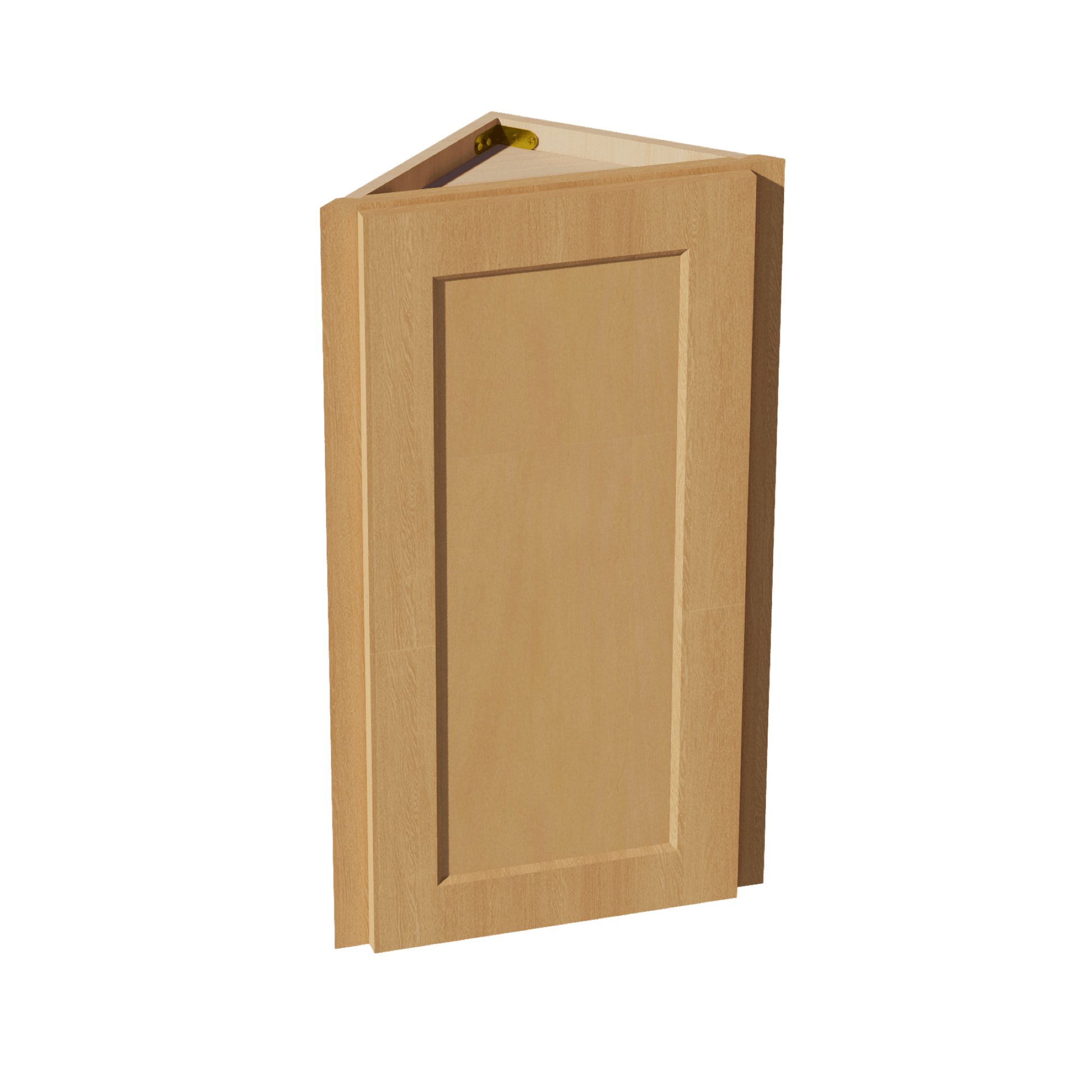 HT - WAE1230: Timber Wood Shaker 12"W x 30"H x 12"D 1 Door & 2 Shelves Wall Angle End Cabinet - NextCabinets