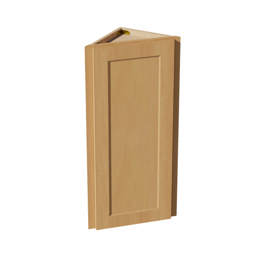 HT - WAE1236: Timber Wood Shaker 12"W x 36"H x 12"D 1 Door & 2 Shelves Wall Angle End Cabinet - NextCabinets