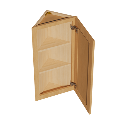 HT - WAE1236: Timber Wood Shaker 12"W x 36"H x 12"D 1 Door & 2 Shelves Wall Angle End Cabinet - NextCabinets