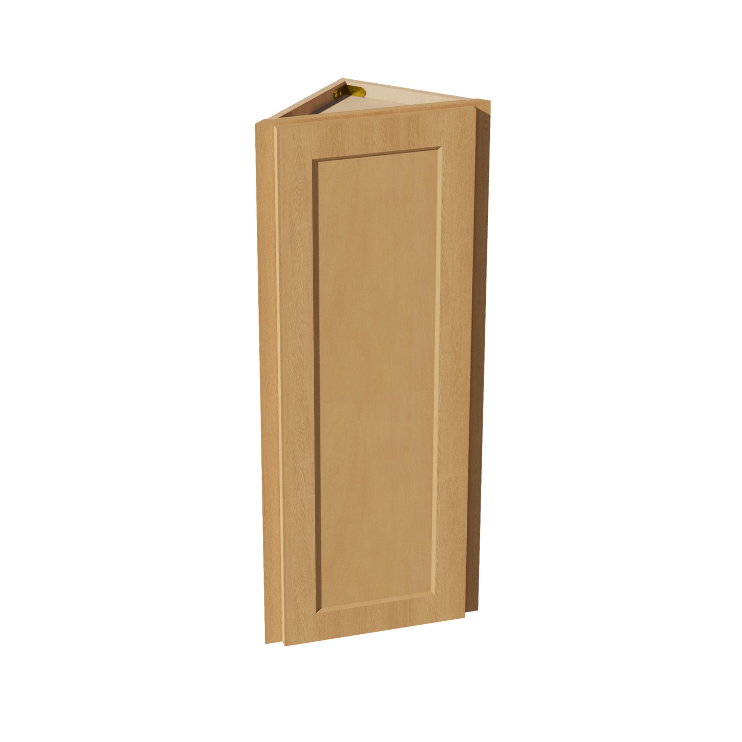 HT - WAE1242: Timber Wood Shaker 12"W x 42"H x 12"D 1 Door & 3 Shelves Wall Angle End Cabinet - NextCabinets