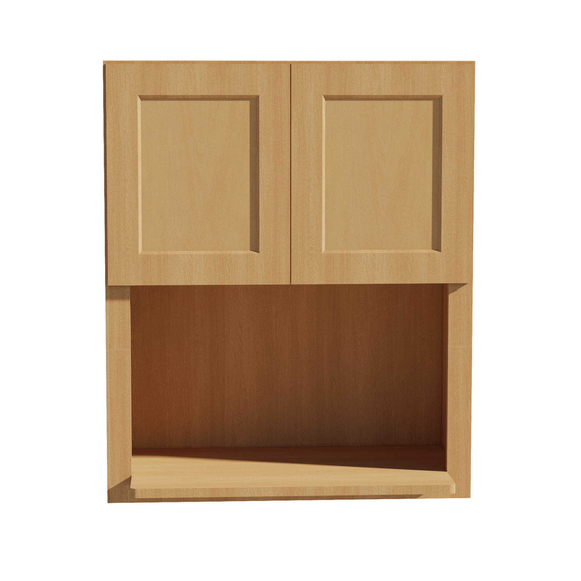 HT - WM3036: Timber Wood Shaker 30"W x 36"H 2 Doors Wall Built - in Microwave Cabinets - NextCabinets