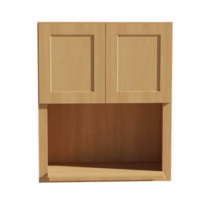HT - WM3036: Timber Wood Shaker 30"W x 36"H 2 Doors Wall Built - in Microwave Cabinets - NextCabinets