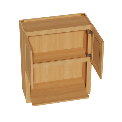 HT - WM3036: Timber Wood Shaker 30"W x 36"H 2 Doors Wall Built - in Microwave Cabinets - NextCabinets