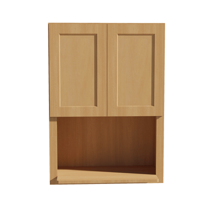 HT - WM3042: Timber Wood Shaker 30"W x 42"H 2 Door & 1 Shelf Wall Built - in Microwave Cabinets - NextCabinets