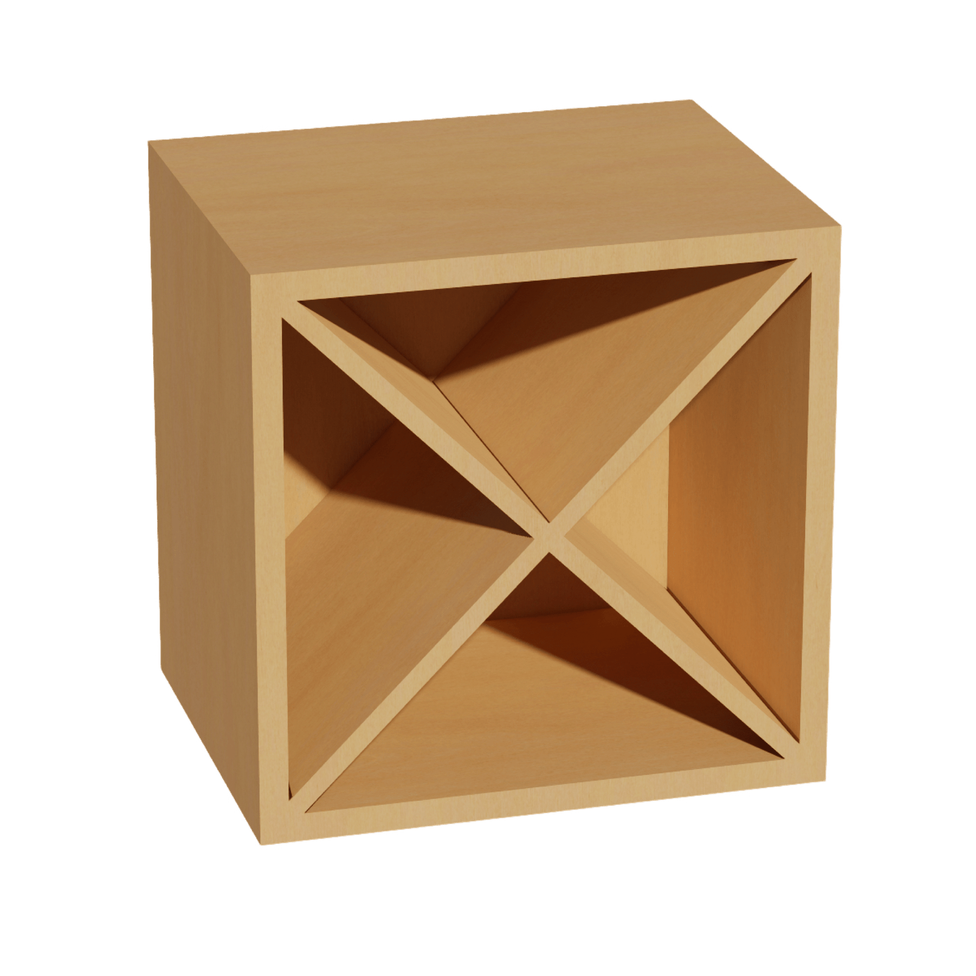 HT - WR1515: Timber Wood Shaker 15"W x 15"H x 12"D Wall Wine Rack Incl. Shelf - NextCabinets