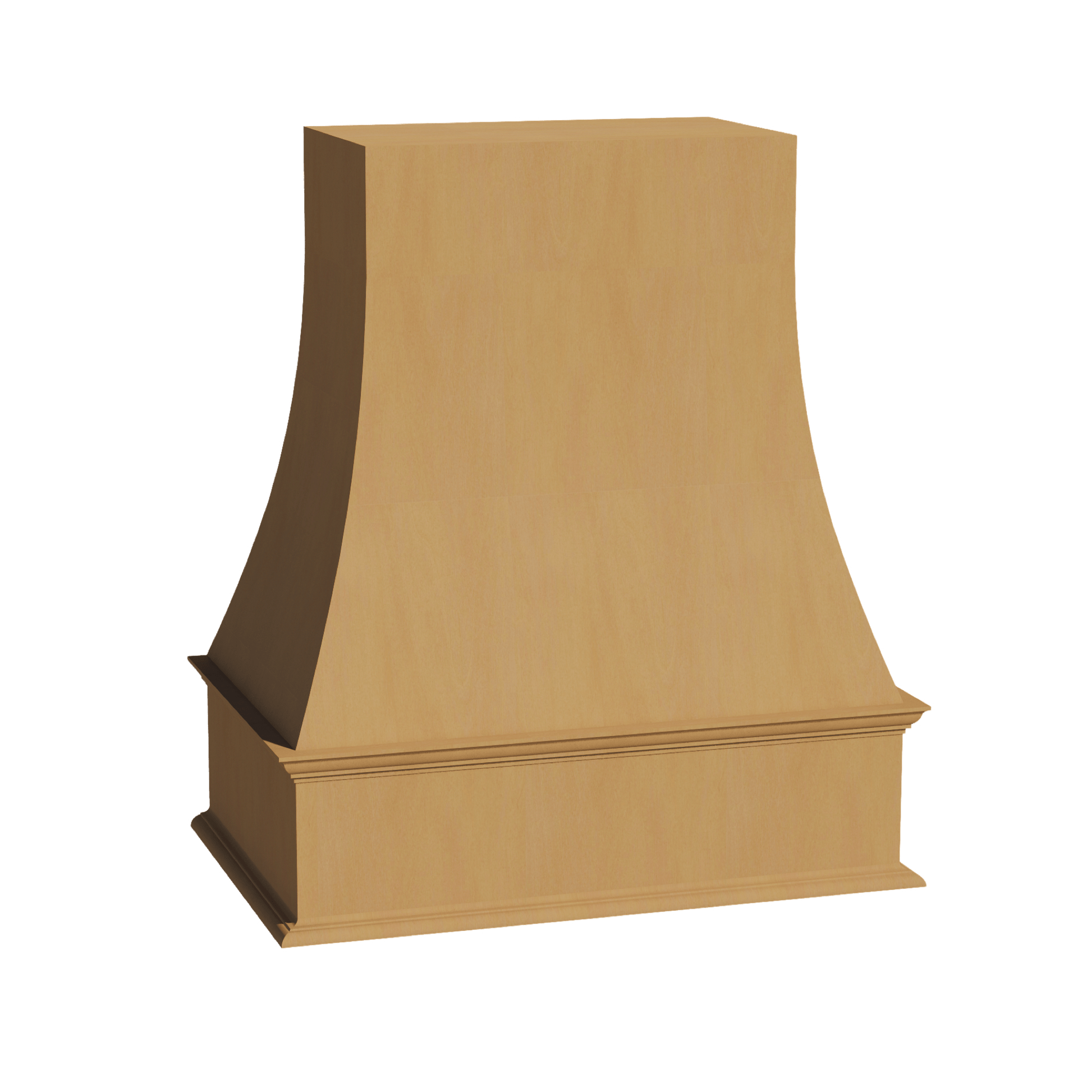 HT - WRH3036: Timber Wood Shaker 30"W x 36"H Wood Wall Mounted Range Hoods - NextCabinets