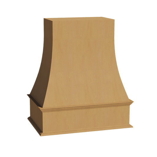 HT - WRH3036: Timber Wood Shaker 30"W x 36"H Wood Wall Mounted Range Hoods - NextCabinets