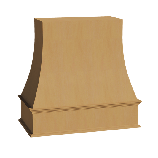 HT - WRH3636: Timber Wood Shaker 36"W x 36"H Wood Wall Mounted Range Hoods - NextCabinets